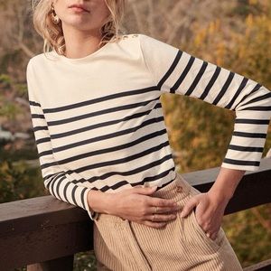 Sezane striped top
